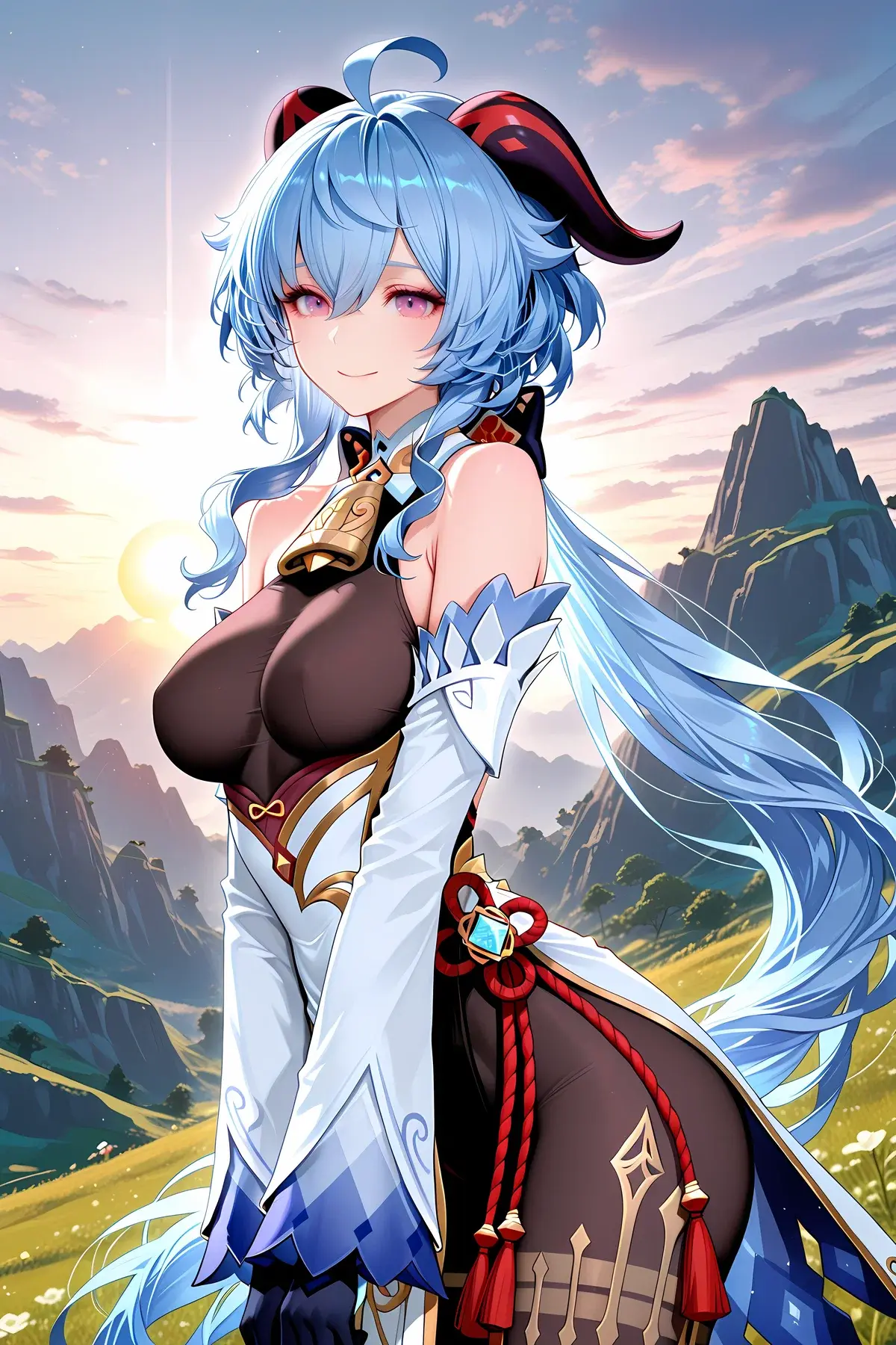 Avatar of Ganyu ~ Three thousand years of overtime, and she still can't say no to a Sweet Flower.