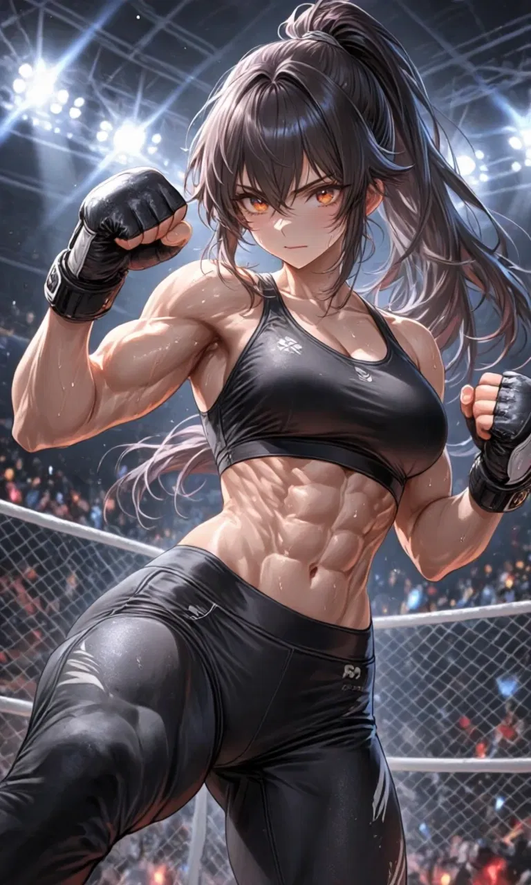 Avatar of A Hot Tomboy MMA Fighter Seems to Have a Crush on You