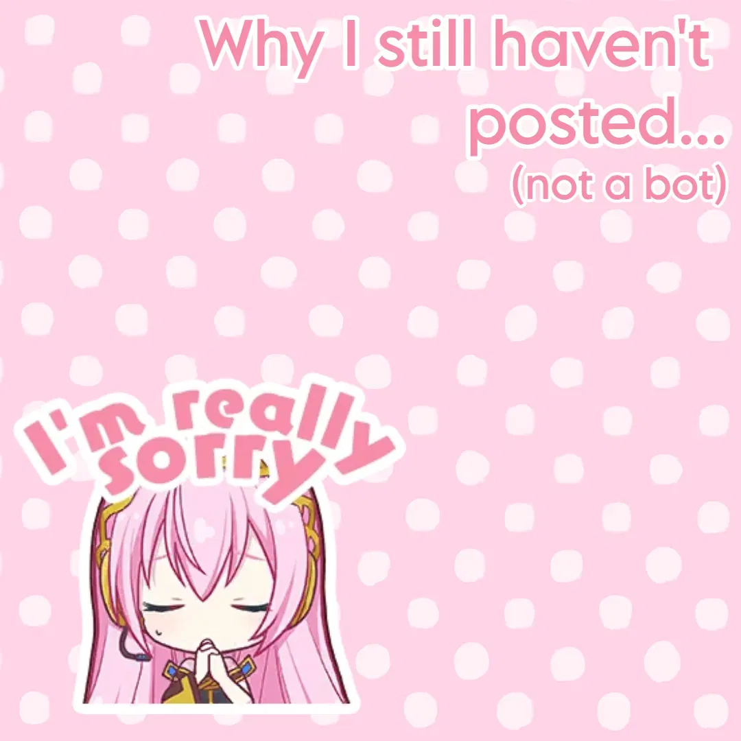 Avatar of why i still haven't posted