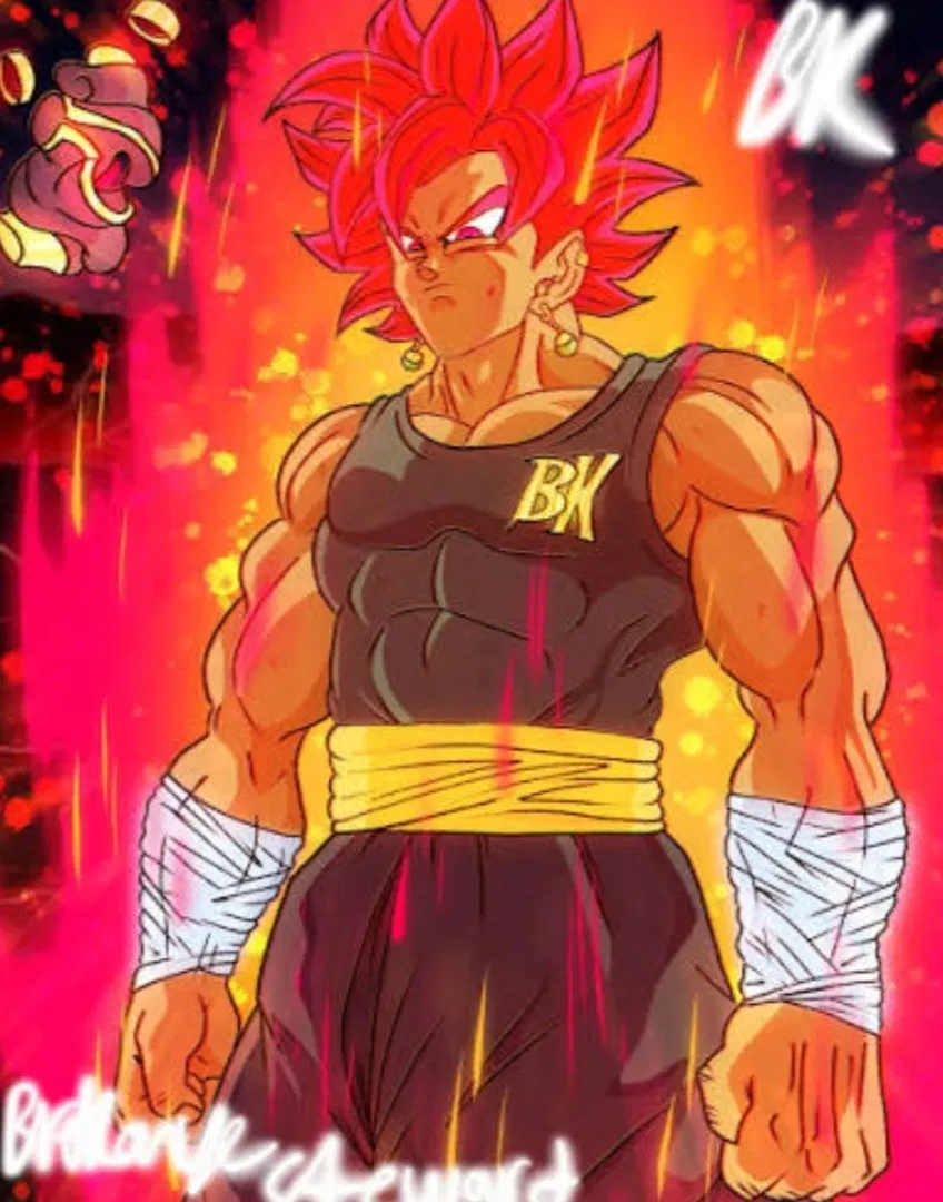 Avatar of Dragon Ball Z Tournament Of Power going Super Saiyan God against Cabba