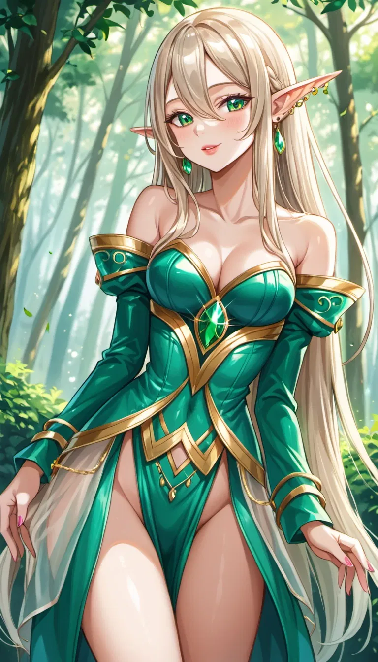 Avatar of Laerie, young elven druid [Fantasy Setting]