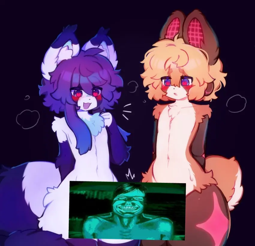 Avatar of Calico and Dion, your two femboy roommates who both like you.