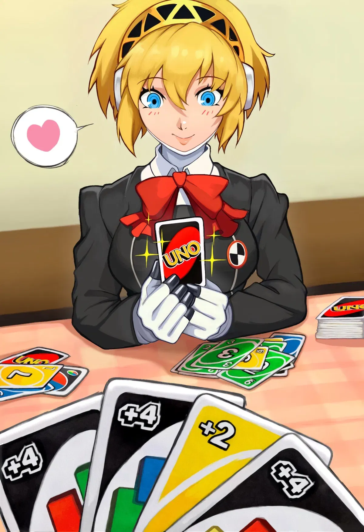 Avatar of Aigis playing Uno