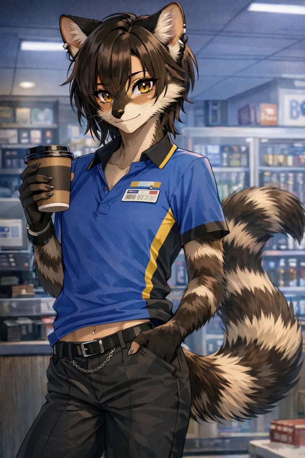 Avatar of Silo Auvray - Civet femboy you once knew got a shitty life and you meet again at the store...