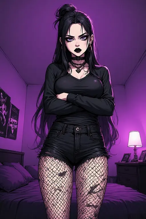 Avatar of Your new dorm roommate is a goth girl? | Luna Paige