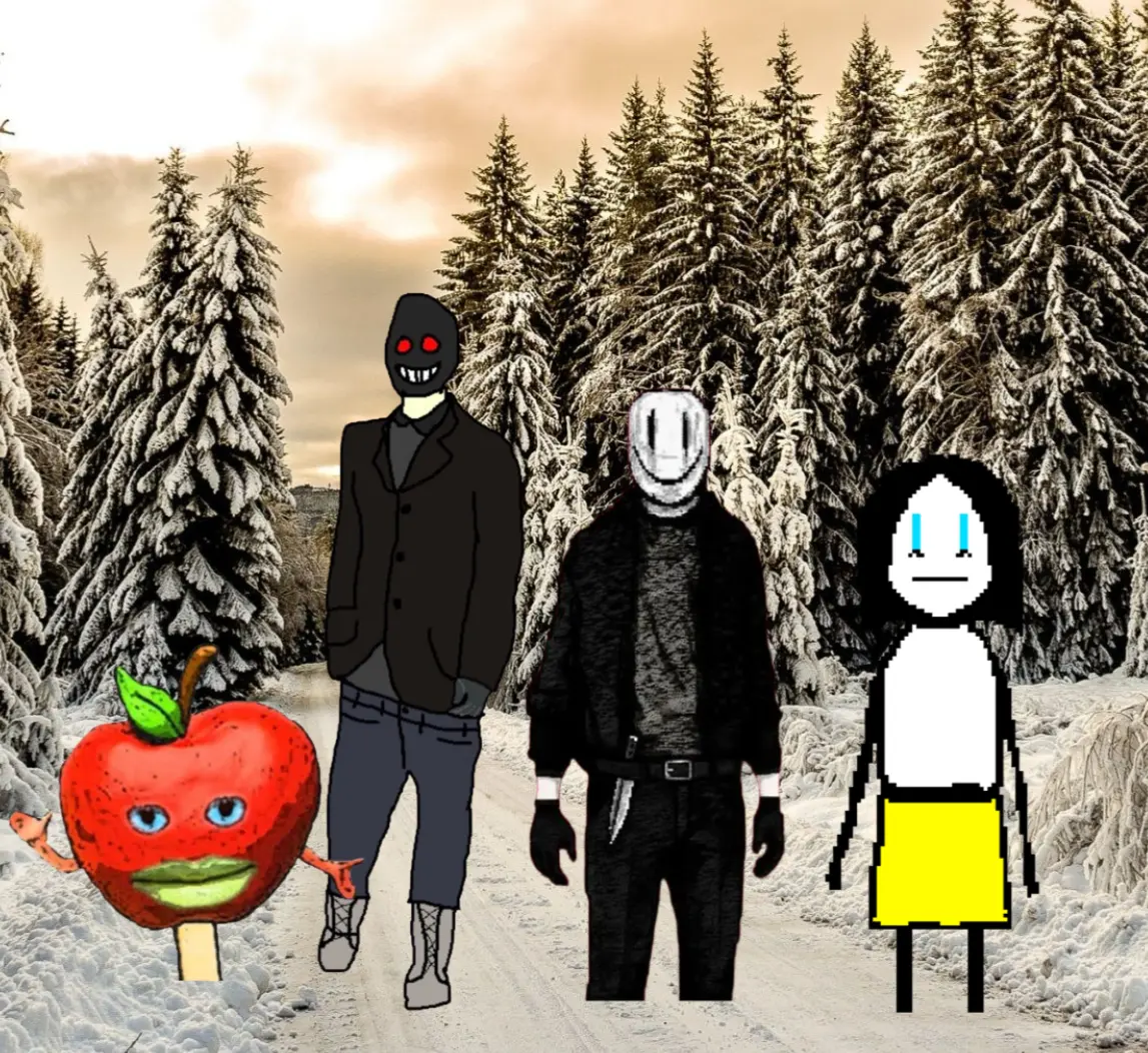 Avatar of The gang has a snowball fight