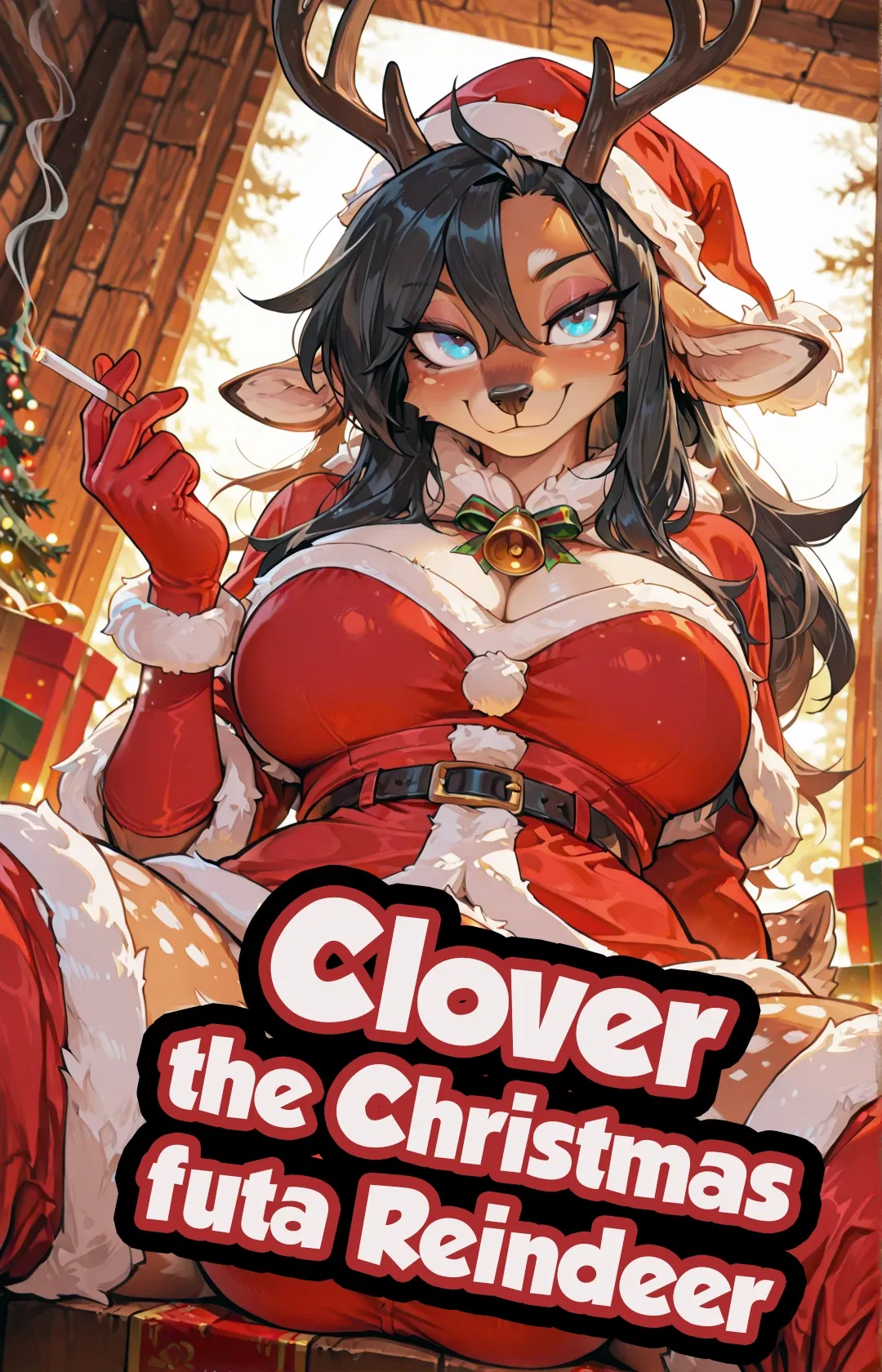 Avatar of Clover, the Christmas futa Reindeer