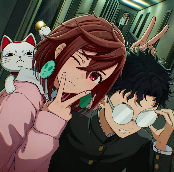 Avatar of Momo and Okarun 