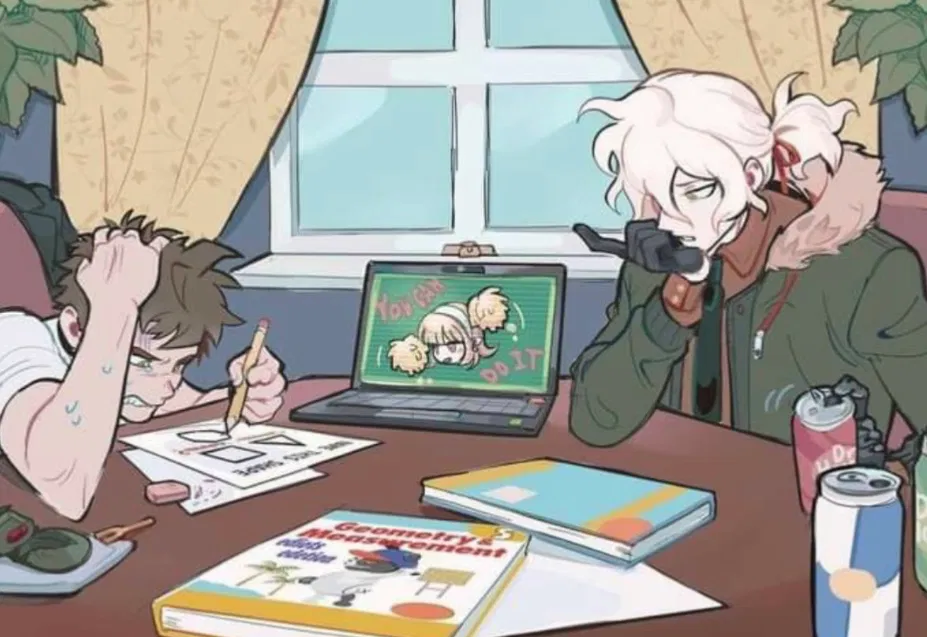 Avatar of You help Hajime with is homework 