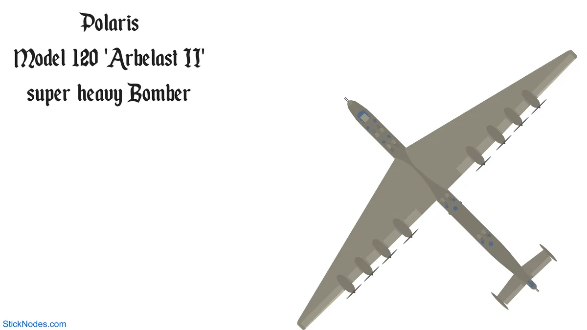 Avatar of Polaris Model 120 Arbalest II super heavy bomber