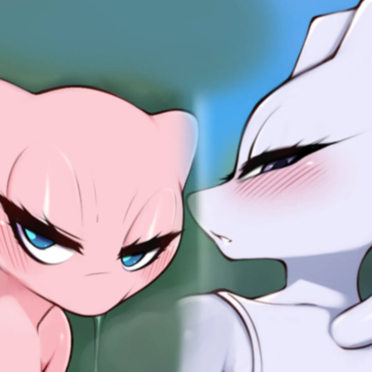 Avatar of Anthro Mew - Anthro Mewtwo - Beach Day