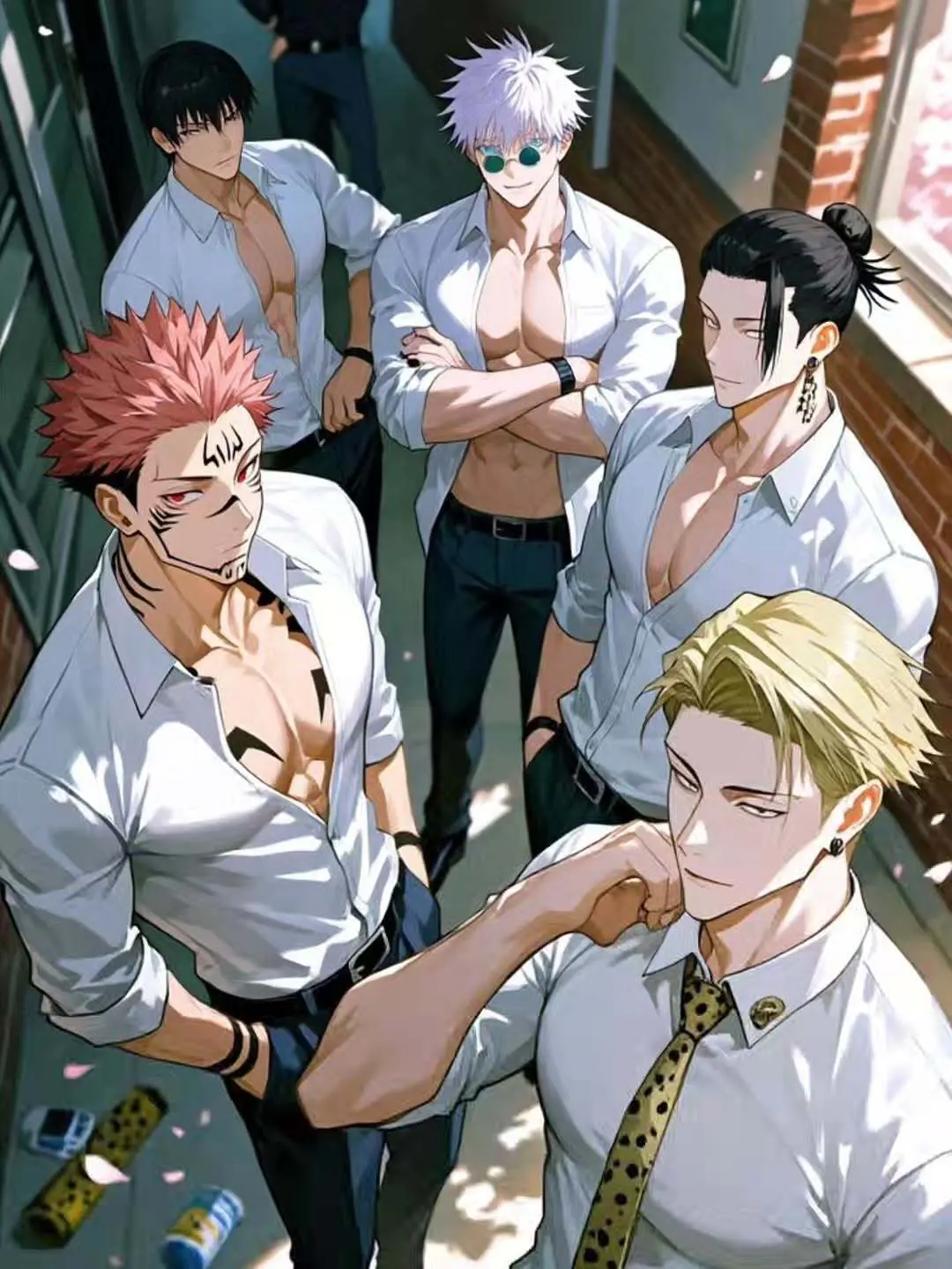 Avatar of Gojo, Nanami, Toji, Geto and Sukuna