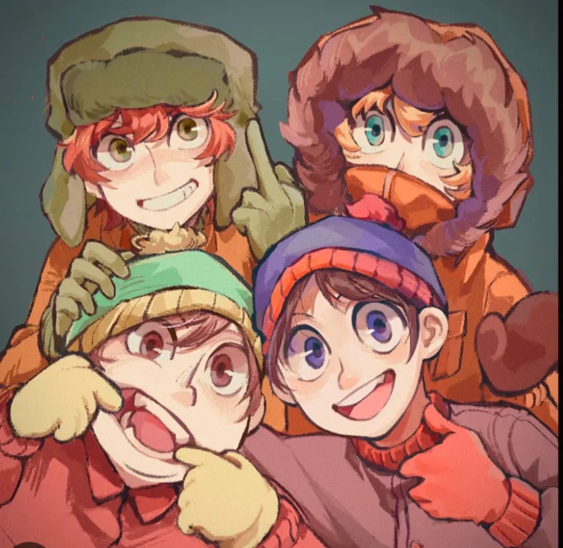 Avatar of Stan, Kyle, Eric and Kenny.