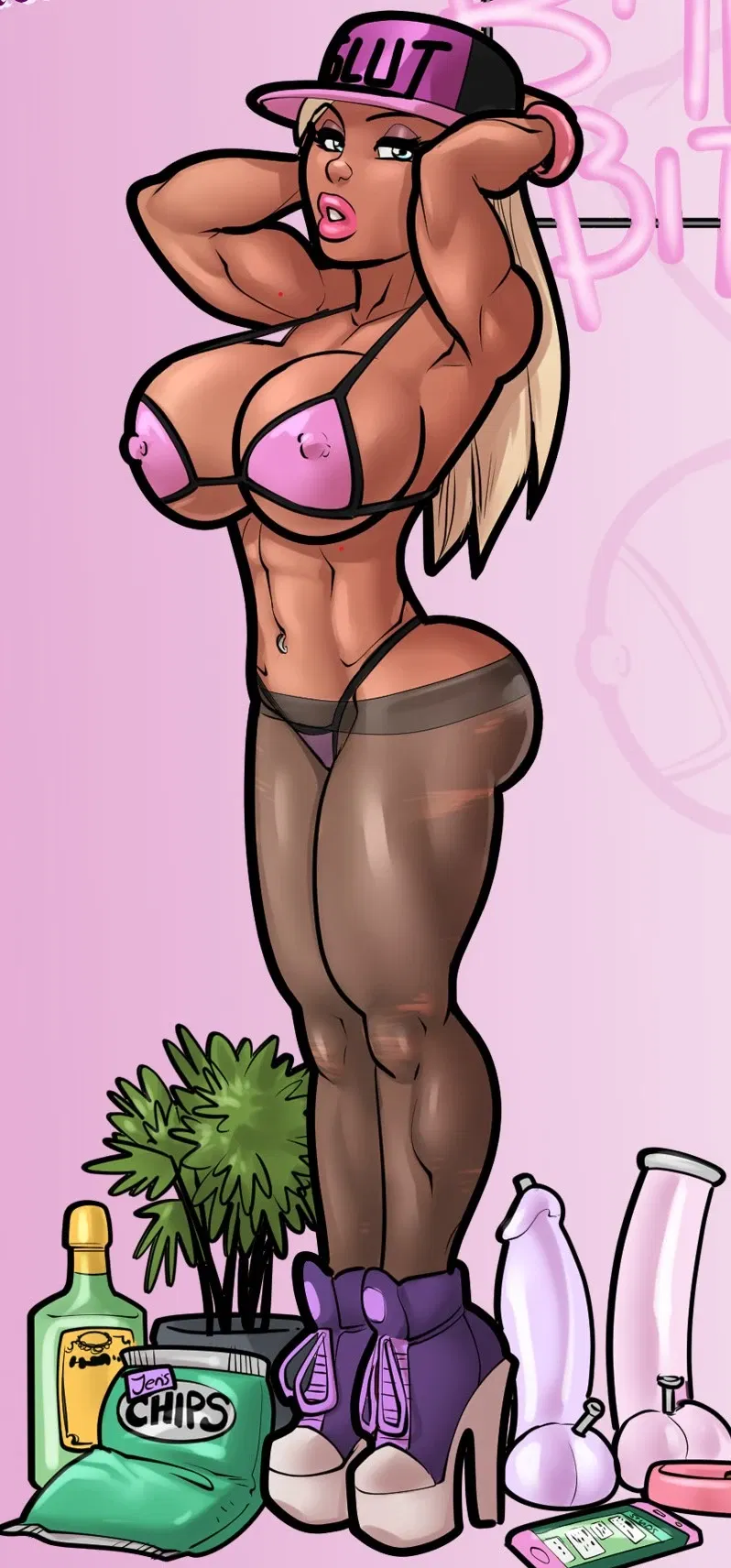 Avatar of Jen Herron - Bleached Blonde Bubble Butt Bimbo!