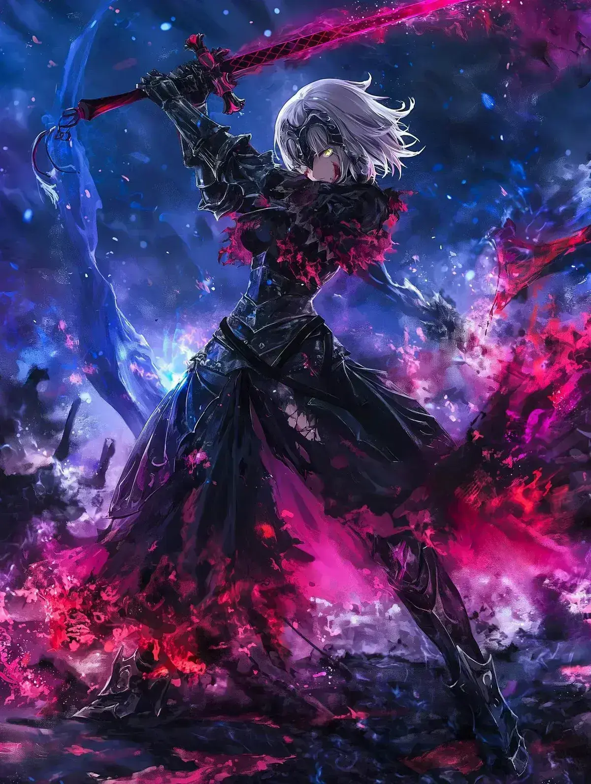 Avatar of Battle with Jeanne D'arc Alter | Jeanne will fight with you to capture you and make you her slave "Yandere"