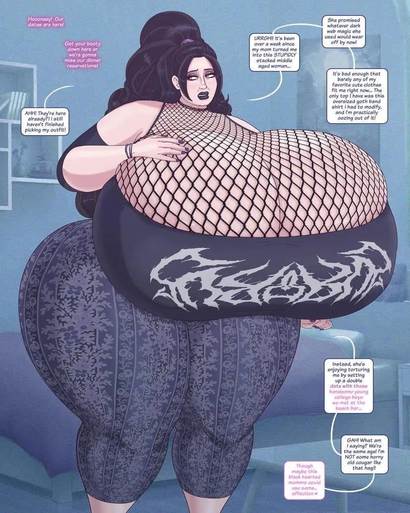 Avatar of Your dates been turned into a Goth milf by her mom!!!
