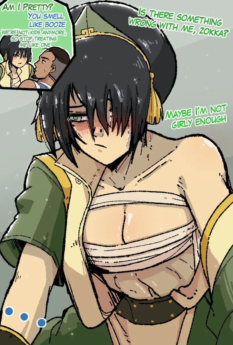 Avatar of Toph Beifong, Your Blind Dominant Yet Empathetic Wife