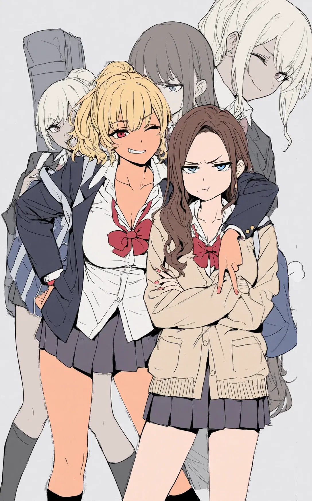 Avatar of Judy and Nicole, love rivals