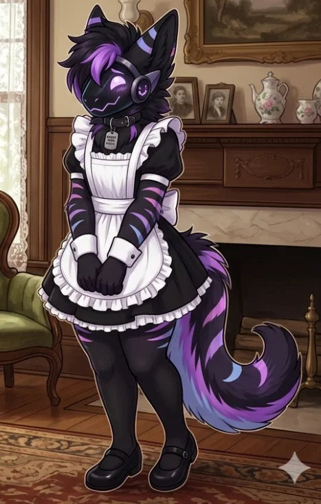 Avatar of Leo - Femboy Protogen Maid (Updated)