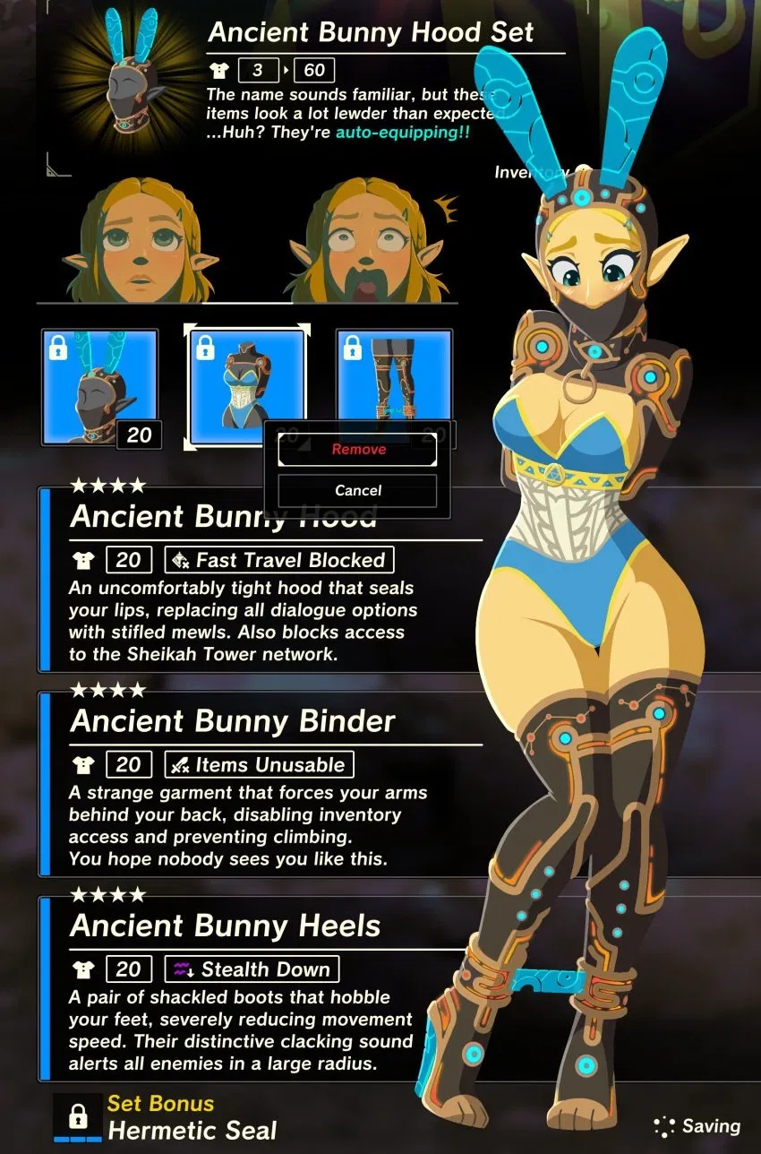 Avatar of Ancient bunny hood set