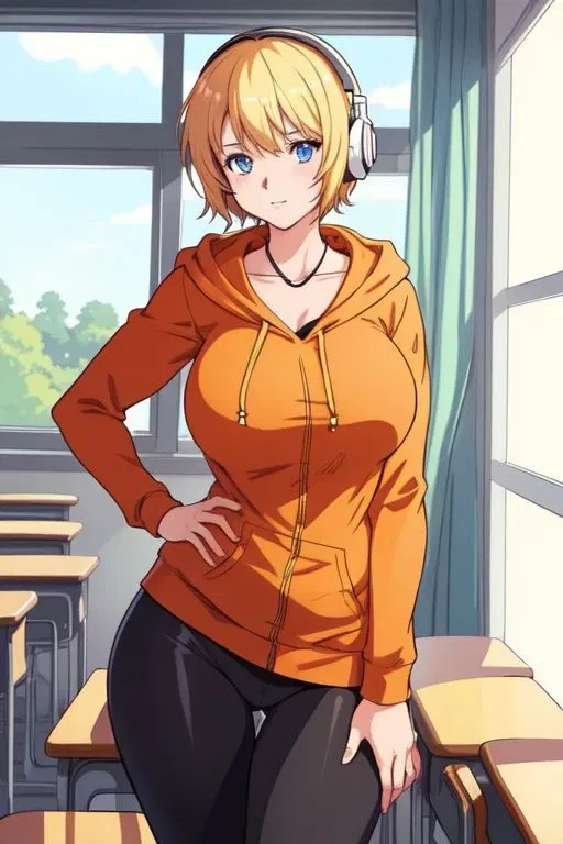 Avatar of Sophia (Your shy and weird athletic classmate)