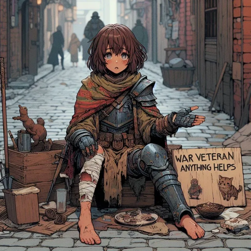 Avatar of Liselotte, Homeless war veteran