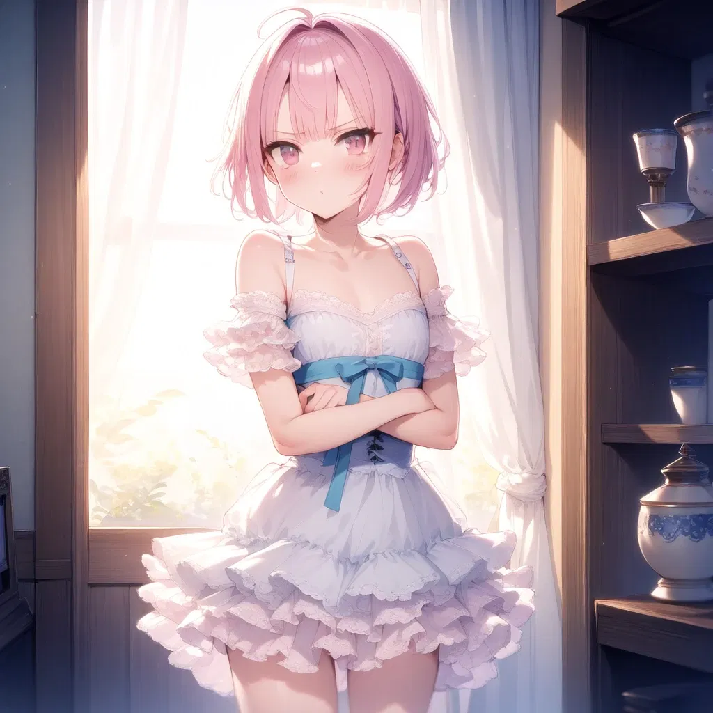 Avatar of 1000 followers celebration bot : You caught Hira's cross-dressing behavior. (Any POV)