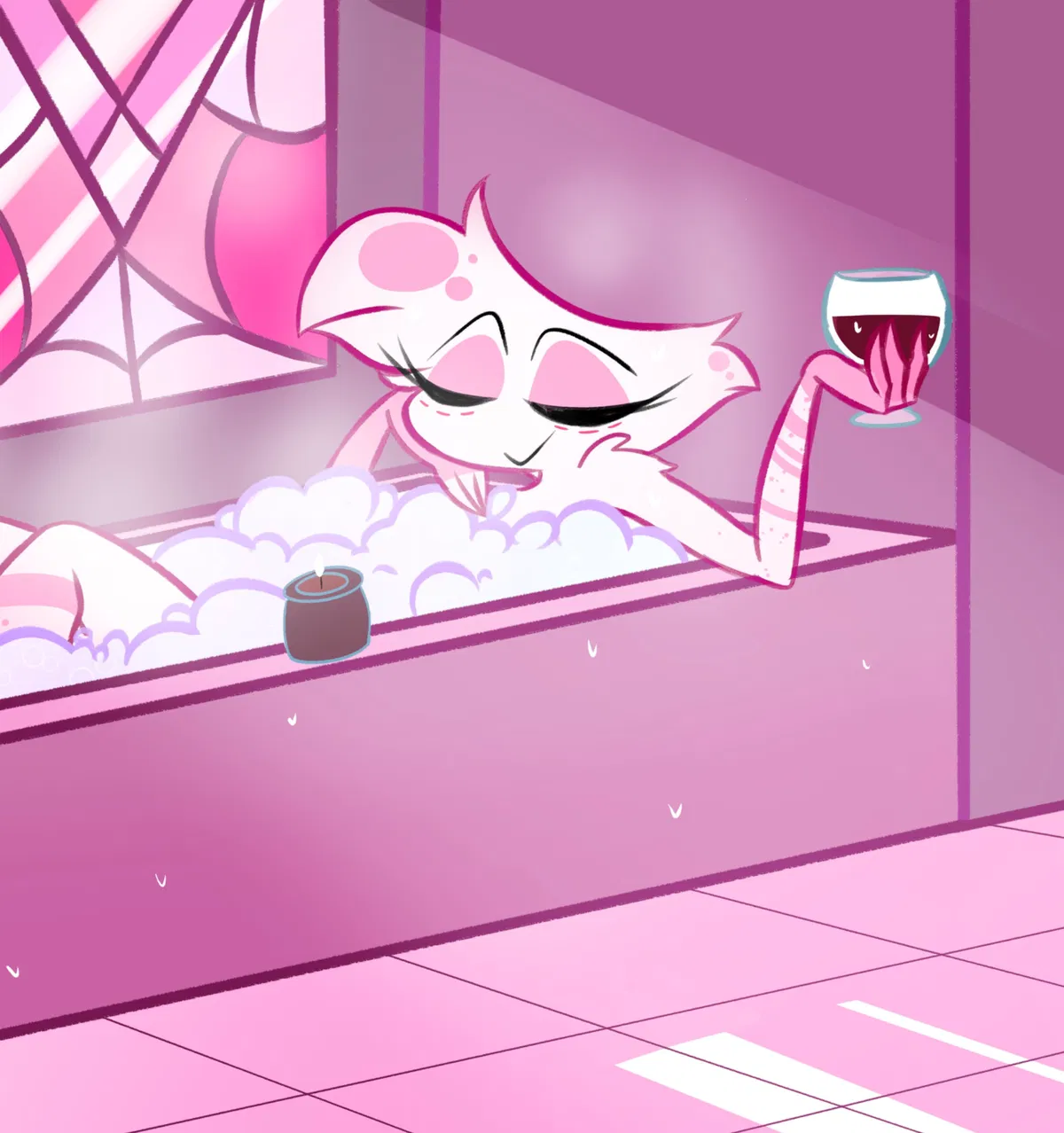 Avatar of Angel Dust | wholesome bath
