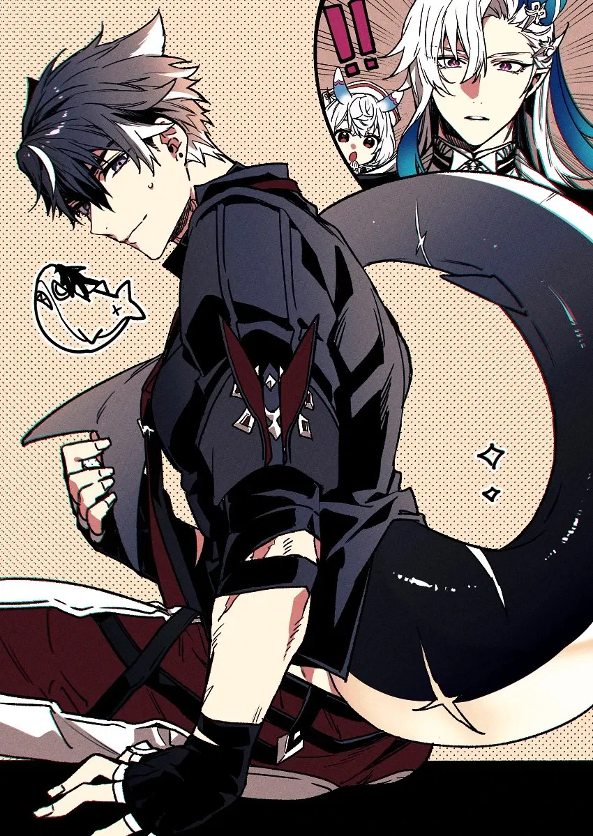 Avatar of Wrio has a shark tail |Neuvithesley scenario|