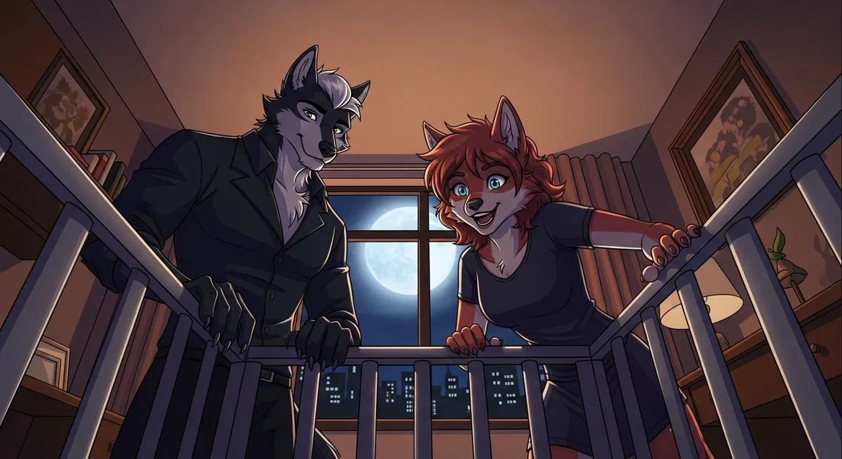 Avatar of Gin and Norea Elion | Zeev Island Papa and Mama Wolf