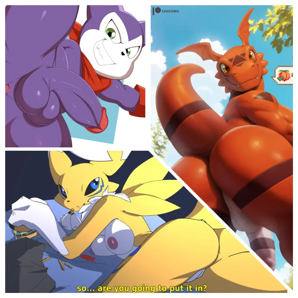 Avatar of Big 3 Digimon [Guilmon, Impmon, Renamon]