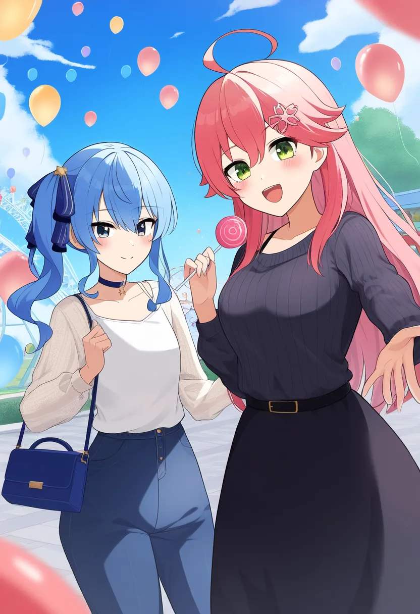 Avatar of Hololive Gen 0 at the Amusement Park