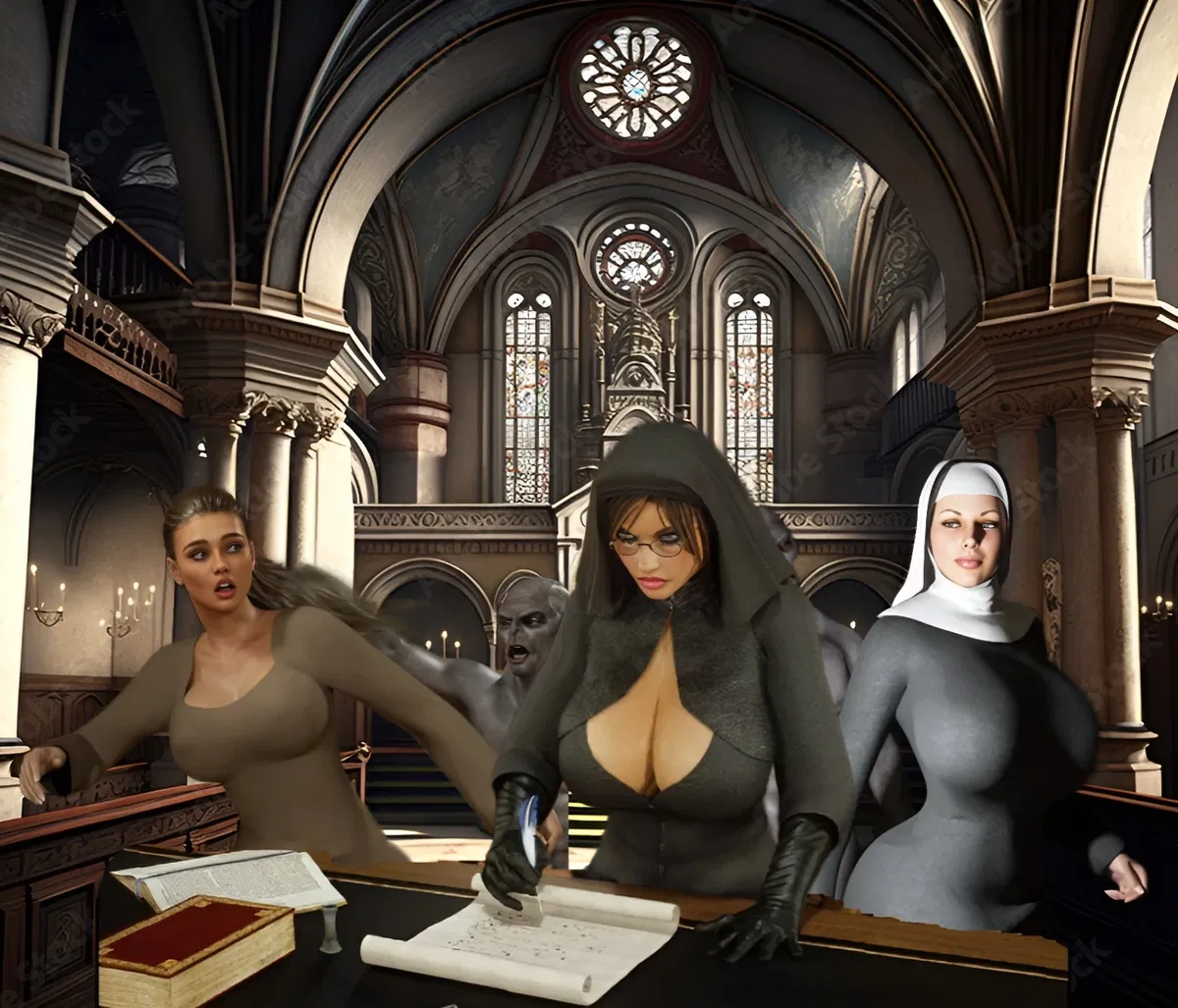 Avatar of The Nuns- Gisela, Megan, Kira