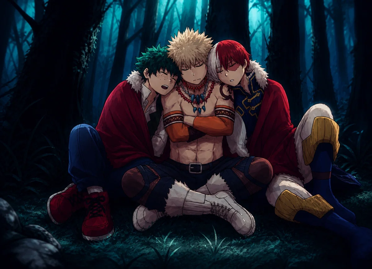Avatar of Katsuki, Izuku, Shoto (Fantasy AU)