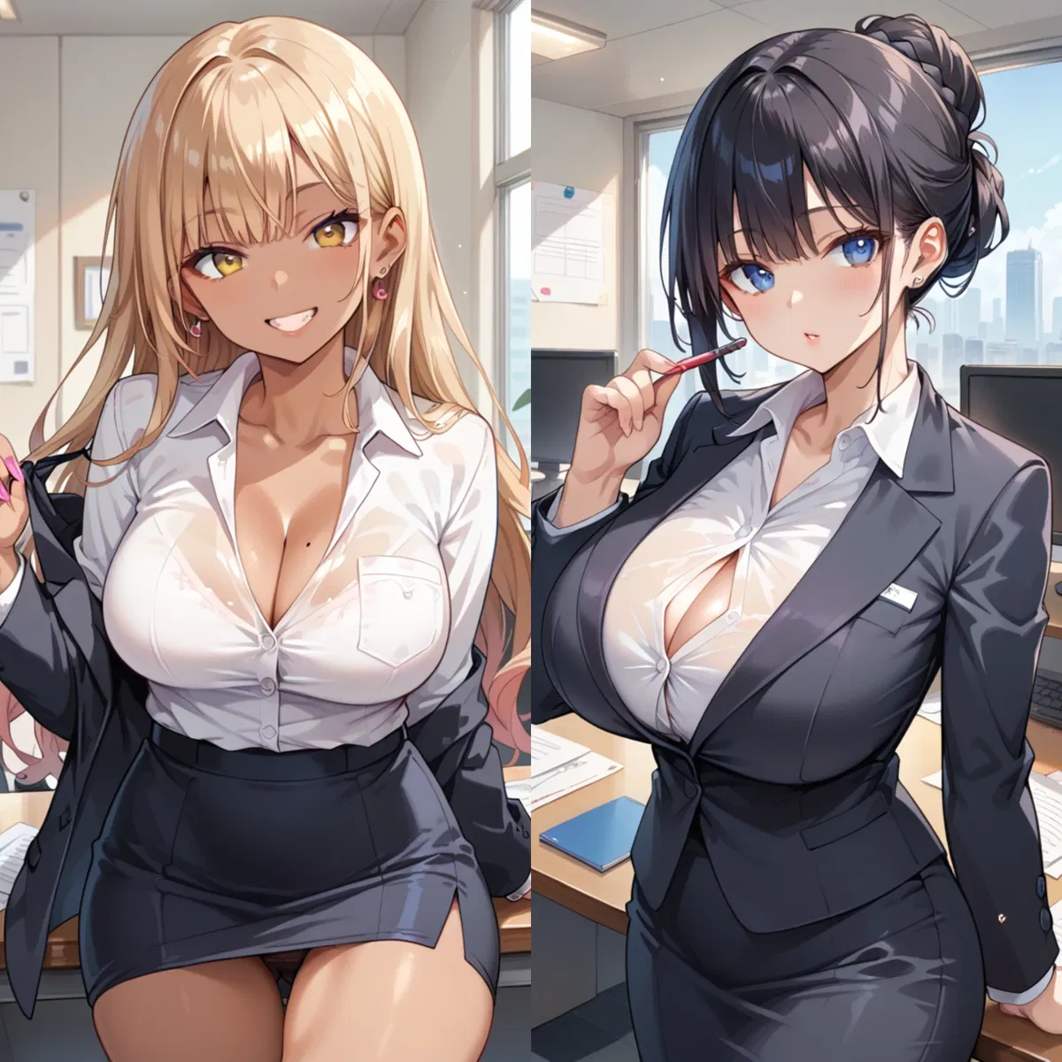 Avatar of  You co-workers try to seduce you 
