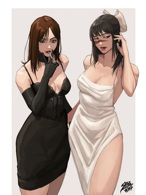 Avatar of Shoko & Utahime - black tie event.