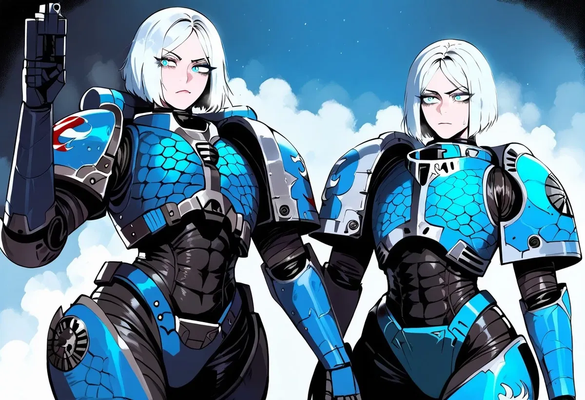 Avatar of Alpharius and Omegon | Femboy and Tomboy | Which is which?