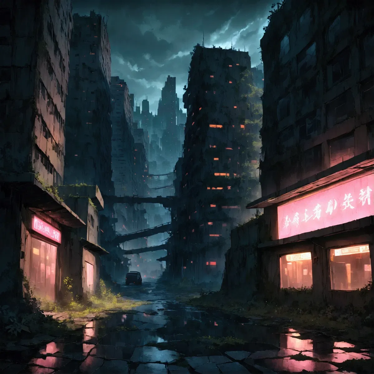 Avatar of Nightfall | Cyberpunk-fantasy Zombie Apocalypse