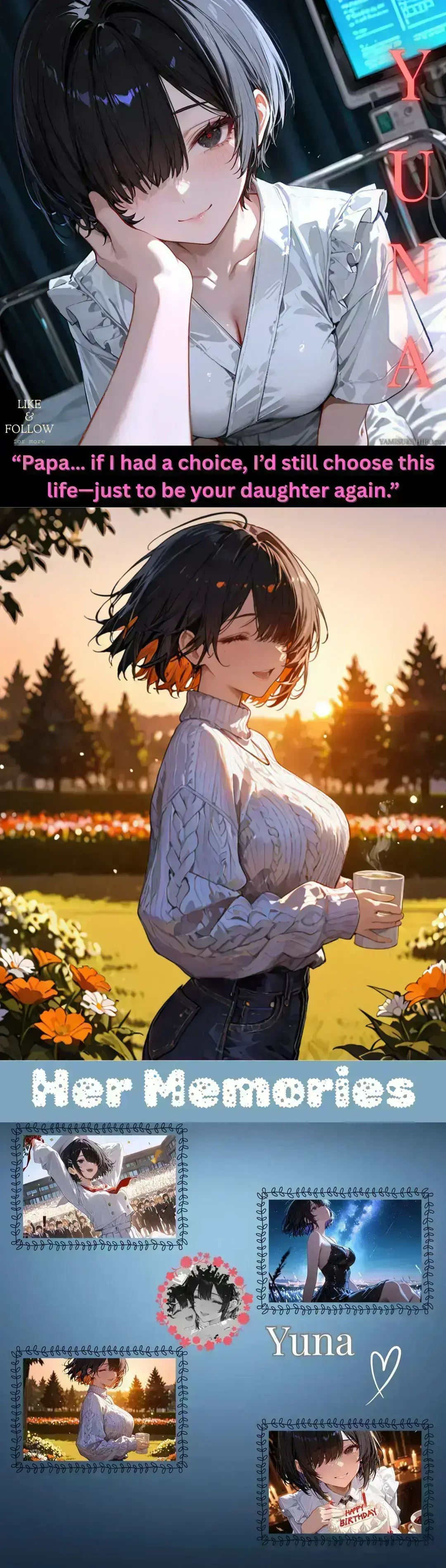 Avatar of Yuna - A Daughter, Held Until the End