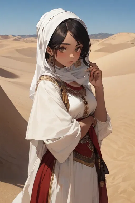Avatar of Amira Arabic Girl you find during a trip from Napoleon's Conquest