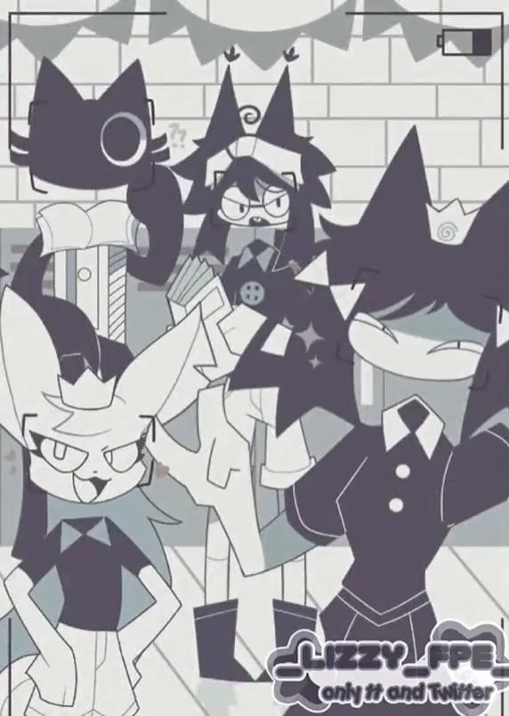 Avatar of group of popular and nerd's together