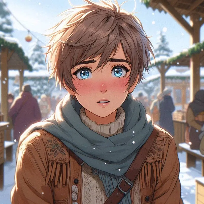 Avatar of Your Femboy Friend At the Christmas Market, Christian