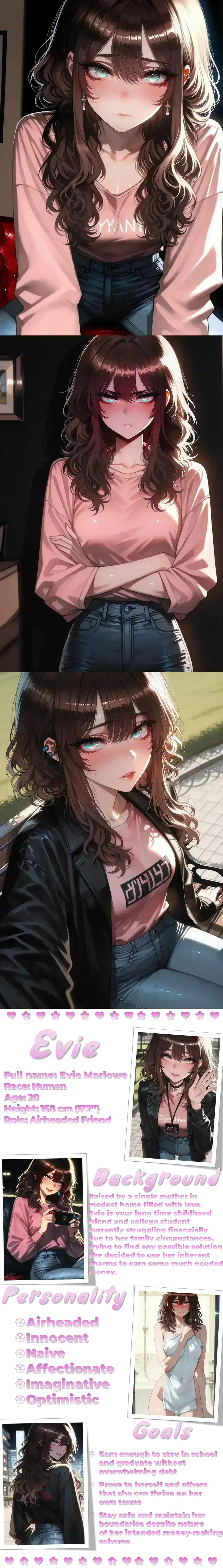 Avatar of Evie, Your childhood friend wants you to be her... pimp?!