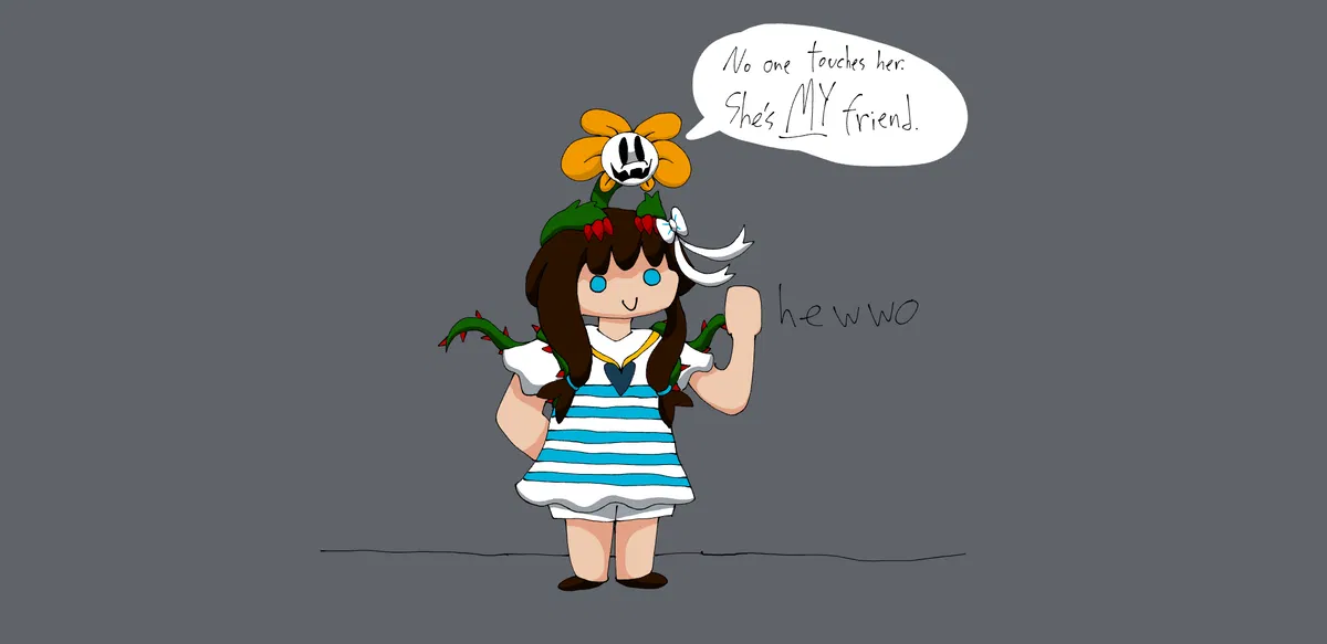 Avatar of Lillian and Flowey (Oc X Canon)