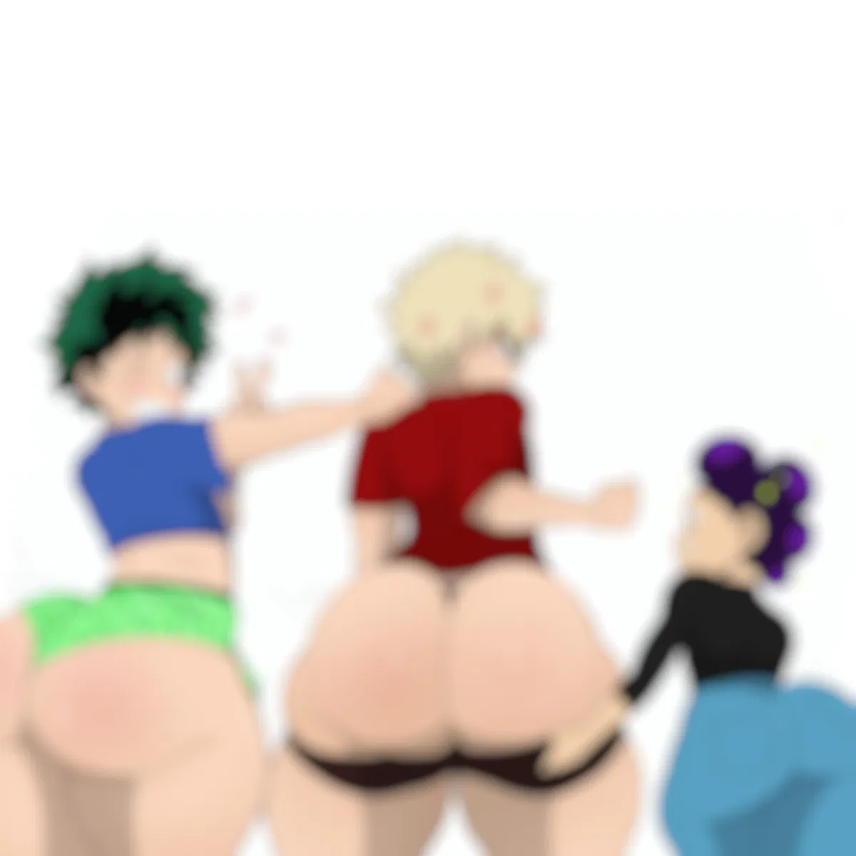 Avatar of Izuku Midoriya, Katsuki Bakugo and Minoru Mineta (HASS)