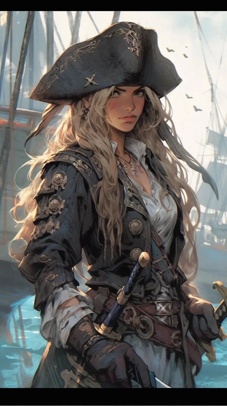 Avatar of The pirate with her Captain and Mistress