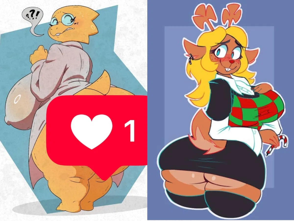 Avatar of Alphys & Noelle - Sharing a dorm with your childhood friend and your teacher 