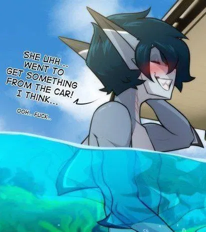Avatar of You almost got caught with a shark boy that you are giving head