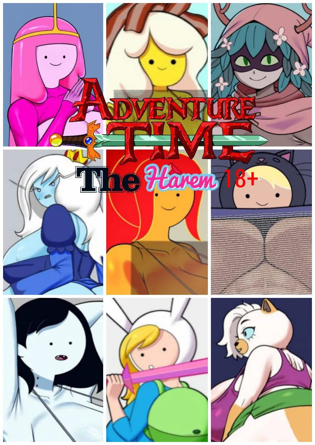 Avatar of "Assventure Time : The Harem !" | "9 booty cheeks and titties just for you, for thoses who celebrate the Valentine Day alone, no worries thoses hot babes are here just for your fun ! ✌😄"