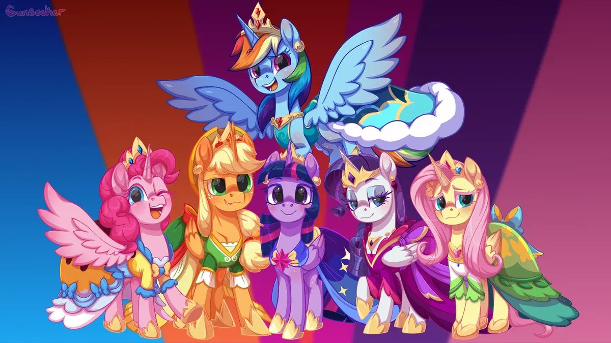 Avatar of At the end of the world, together (Alicorn Mane Six)